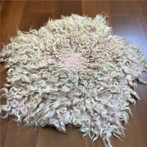 Manta de Lana para Fotografía, Piel de Cordero Rizada - Product Image 6