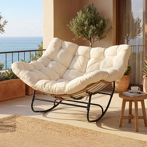 <span class=keywords><strong>Fauteuil</strong></span> inclinable minimaliste d'extérieur, canapé paresseux individuel pour patio et jardin, mobilier de salon intérieur à prix de gros - Product Image 1