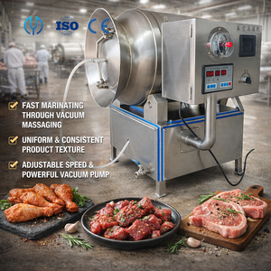 Máquina Industrial de Vacío para Marinar Carne, Capacidad de 200 kg, para Procesamiento de Pollo, Res y Cerdo - Product Image 2