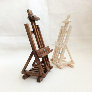 Chevalet d'artiste miniature fait main : Chevalet réglable en H pour étudiants en art, chevalet trépied portable pour le dessin et la peinture - Product Image 3