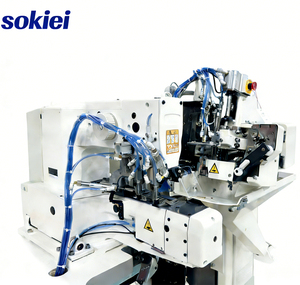 Máquina de Coser Automática Programable de 2 Agujas de Alta Velocidad para Coser Lazos de Cinturón en Jeans, Pantalones Casuales y Pantalones de Vestir - Product Image 3