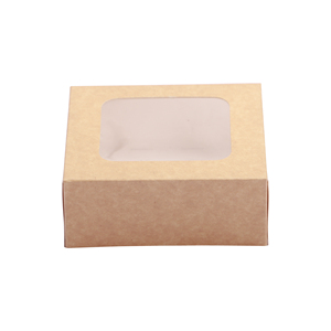 กล่องบรรจุภัณฑ์อาหารแบบพิม<span class=keywords><strong>พ</strong></span>์ลายรักษ์โลกสำหรับร้านค้าปลีก <span class=keywords><strong>พ</strong></span>ร้อมสำหรับขาย บรรจุอาหารและเค้ก - Product Image 5