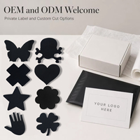 Cache-tétons personnalisés noir mat en forme de cœur, étoile, crâne, papillon, croix – Vente en gros, OEM, ODM