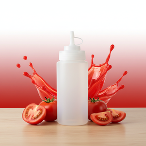 Bouteilles de condiment en plastique à presser, sans BPA, distributeurs de sauce tomate en plastique pour le ketchup et le barbecue - Product Image 3