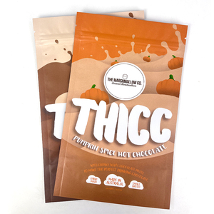 Bolsas de plástico con cierre de cremallera personalizadas, bolsa con cremallera de pie, bolsa de embalaje de chocolate con logotipo propio - Product Image 3