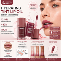 Gloss à lèvres personnalisé, mignon, brillant, végétalien, hydratant, repulpant, transparent, fournisseur de gloss à lèvres en marque privée