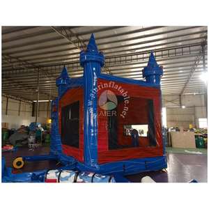 Nuevo Combo de <span class=keywords><strong>Casa</strong></span> de Brinco Inflable Acuática Húmeda y Seca <span class=keywords><strong>con</strong></span> Tobogán, <span class=keywords><strong>Piscina</strong></span> y Pancartas Personalizadas Extraíbles - Product Image 3