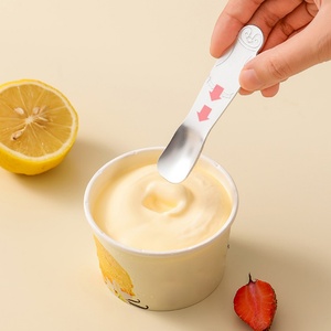 Cuchara de helado de verano con forma de pingüino, producto de aluminio plateado, cuchara con diseño de dibujos animados, par de cucharas para cocina - Product Image 2