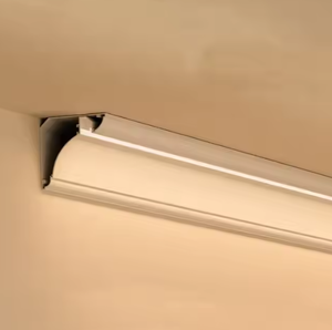 Đèn <span class=keywords><strong>led</strong></span> âm trần thanh mảnh, kiểu lắp nổi, có chao che, chiếu sáng tuyến tính, lắp trên trần thạch cao - Product Image 3