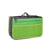 En gros organisateur de sac à main Pratique sac à main insert organisateur de sac à main en nylon sac cosmétique de voyage en sac organisateur
