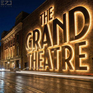 Letras Iluminadas EZD, Letras LED Personalizadas para Fachada de Tienda, Letrero Luminoso para Negocio, Logotipo 3D, Letrero LED - Product Image 1