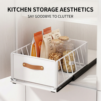 Organisateur d'évier multifonctionnel en acier au carbone, moderne, simple à assembler, amovible, pour comptoir de cuisine et utilisation domestique