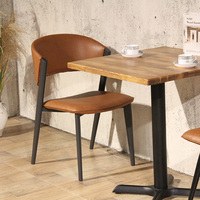 Chaise de salle à manger moderne Chaise de table à manger domestique simple Table et chaises italiennes de luxe légères