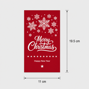 Carte de vœux de Noël 3D personnalisée en papier, carte de message de fêtes, carte de Noël, cadeau de Noël - Product Image 3