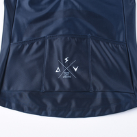 Tarstone Hommes Cyclisme Running Veste Chaude Thermique Veste Bleu Vélo Manteau pour L'hiver