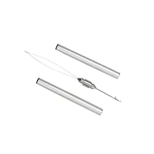 Nuovo 1 pezzo Dreadlock ago filo in acciaio inox uncinetto <span class=keywords><strong>2</strong></span> opzioni di colore per treccia strumenti di estensione dei capelli - Product Image 2