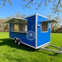 Camion de café mobile, bar à glaces, remorque alimentaire, caravane avec cuisine complète, chariot de concession pour la vente en extérieur