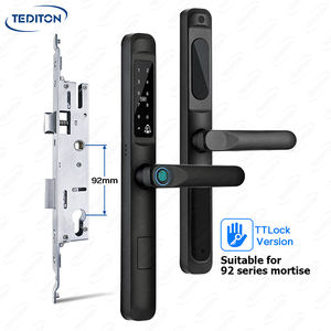 Tediton Ttlock Nouvelle Arrivée Serrure de Porte Intelligente <span class=keywords><strong>Smartkey</strong></span> Poignée de Porte Électronique Étanche Serrure de Porte Extérieure - Product Image 5