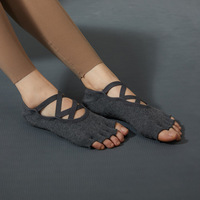 Nouvelles chaussettes de fitness Pilates à cinq doigts, multi-usages, antidérapantes, en coton respirant pour le yoga et le sport