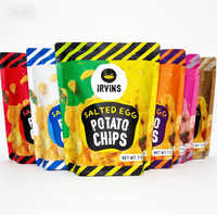 Solution d'emballage personnalisée pour snacks, pochettes souples biodégradables, sachets à fond plat pour chips, sacs en plastique pour aliments pour bébés