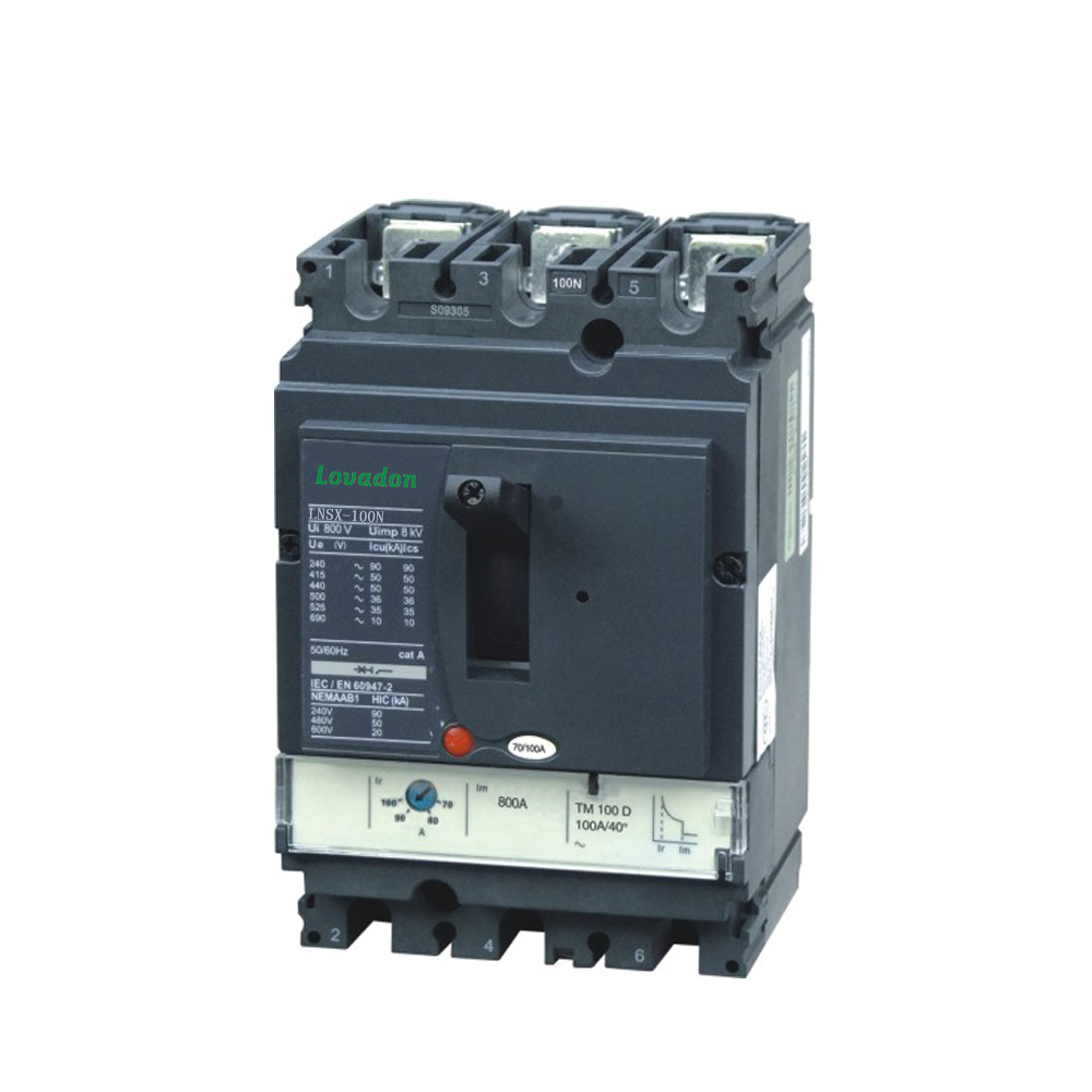 NSX-100N MCCB industry product 3p medium voltage molded case circuit breaker