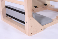 Appareil d'exercice Pilates Ladder Barrel en bois d'érable de luxe pour studios de Pilates, cliniques de stabilisation du tronc et rééducation posturale