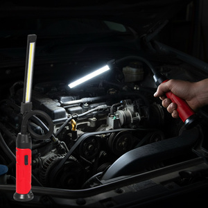 Lámpara de Trabajo LED de Carga Rápida Tipo-C Industrial, 4000mAh Recargable, Base Magnética, Haz Ajustable, Lámpara Inalámbrica Flexible con Batería - Product Image 1