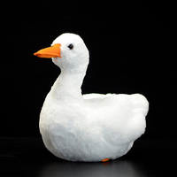 Peluche de Pato Blanco Realista Personalizado, Muñeco de Pato Adorable para el Hogar, Suministro para Boutiques, Fabricación Personalizada OEM ODM