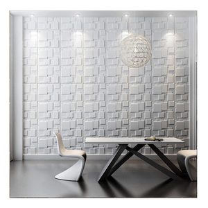 Halong Top qualité 100% PVC Home TV Fond Décoration <span class=keywords><strong>Gris</strong></span> 3D Panneau Mur - Product Image 3