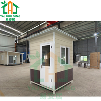 Cabine de sécurité moderne et écologique OEM ODM, poste de garde portable, maisonnette de sécurité de rue, abri de sécurité étanche en panneaux sandwich