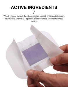 Patchs de pieds de désintoxication à la lavande Bonnes serviettes de couchage Nettoyage en profondeur Détente Détoxification 100% Naturel OEM - Product Image 3