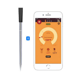 Termometer daging pintar nirkabel isi App, termometer dapur OEM kustom pengasap Oven BBQ panggangan makanan - Product Image 1