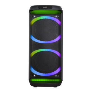 Altavoz Bluetooth TWS para Fiestas con Doble Woofer de 10 Pulgadas, 270 W de Bajos, Altavoz Bluetooth Portátil <span class=keywords><strong>Camac</strong></span> con Luces LED y 2 Micrófonos Inalámbricos - Product Image 4