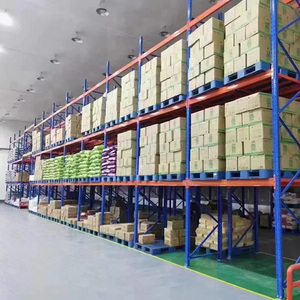 ชั้นเก็บของโลหะปรับได้ความจุสูงชั้นเก็บของใช้ในคลังสินค้าพร้อมโครงเหล็กสีฟ้า - Product Image 2