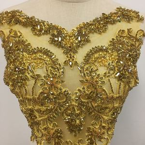 Fait à la main magnifique concepteur pleine longueur <span class=keywords><strong>corset</strong></span> strass appliques perlée robe blanche <span class=keywords><strong>haute</strong></span> <span class=keywords><strong>couture</strong></span> robe de mariée - Product Image 5