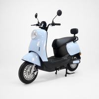 Scooter électrique certifié EEC BICYSTAR 1200W 1500W 2000W pour l'Europe, batterie au plomb-acide, moto électrique classique pour adultes