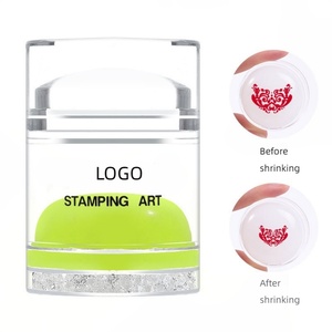 Outil de transfert d'art pour ongles à double tête avec logo personnalisé, marque OEM - Product Image 1