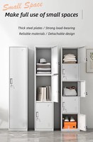 Nouvelle conception de casier de rangement en acier à une porte, verrouillable et durable, pour chambre à coucher