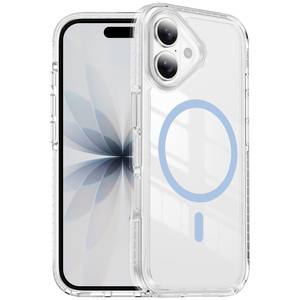 <span class=keywords><strong>Coque</strong></span> de protection magnétique transparente en TPU et PC, best-seller en gros, pour <span class=keywords><strong>iPhone</strong></span> <span class=keywords><strong>14</strong></span>, 15, 16, 17, 18 Pro Max Air - Product Image 1