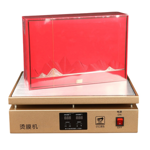 Machine d'emballage thermoscellante électrique semi-automatique portable à haute efficacité pour film rétractable en BOPP, cellophane, boîte cadeau de parfum - Product Image 4