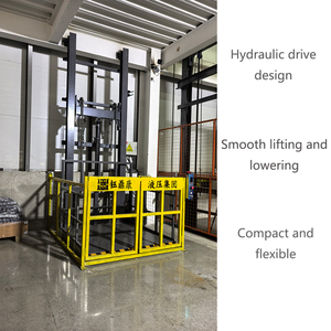 प्रकार 220v घरेलू/380v औद्योगिक 300 किलोग्राम-1200 किलोग्राम क्षमता इनडोर छोटे स्थापना कम खपत अनुकूलित मिनी कार्गो लिफ्ट - Product Image 2