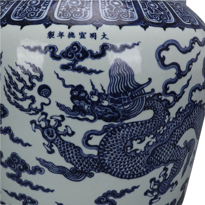 中国花瓶 中国景德鎮製 大花瓶古美術 中国花瓶 中国景德鎮製 大花瓶古美術