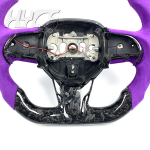 Accessoires intérieurs de voiture pour Chrysler 200 200C 300 300C Voyager 2015 -2017 Volant sport en fibre de carbone avec LED - Product Image 4