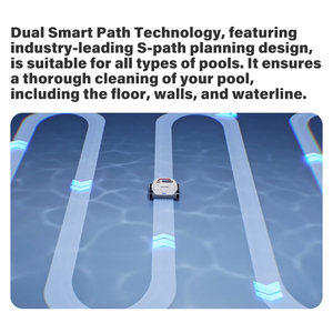 Robot Aspirador Inteligente Automático para Piscinas con Navegación Inteligente y Potente Succión para una Limpieza Profunda de la Piscina - Product Image 3