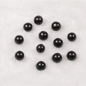Venta al por mayor de perlas sueltas de 10-13mm, Color negro, forma redonda, grado 4A, perlas de agua dulce, joyería Natural DIY - Product Image 1