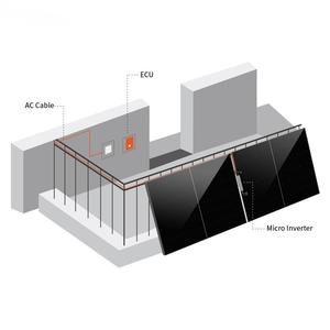 Panel Solar Fotovoltaico de 800W para Balcón, Alta Eficiencia, Certificación CE, Pantalla Completa, Totalmente Negro, Resistente al Polvo, Nivel 1, Stock en la UE - Product Image 3