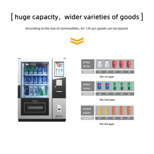 Máquina Expendedora Pequeña JSK para Alimentos y Bebidas, Bebidas Energéticas y Zumo de Naranja Fresco con Lector de Tarjetas - Product Image 6