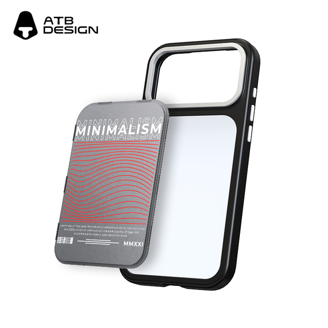 ATB Personalize Detachable Back Magnetic Mobile Phone Case Blank for Printing for IPhone 11 12 13 14 15 16 17 Pro Max