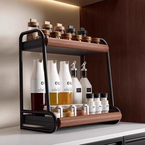 <span class=keywords><strong>Étagère</strong></span> de comptoir peu encombrante à <span class=keywords><strong>2</strong></span> <span class=keywords><strong>niveaux</strong></span> pour cuisine, bar à café, garde-manger, table à manger, support d'organisation - Product Image 1
