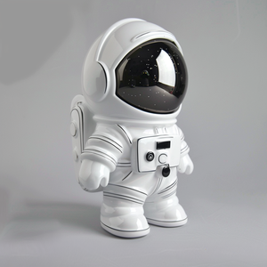 ของตกแต่งเดสก์ท็อปสุดสร้างสรรค์ที่กำหนดเองได้นำของตกแต่งรูปนักบินอวกาศการ์ตูนกระปุกออมสิน - Product Image 2